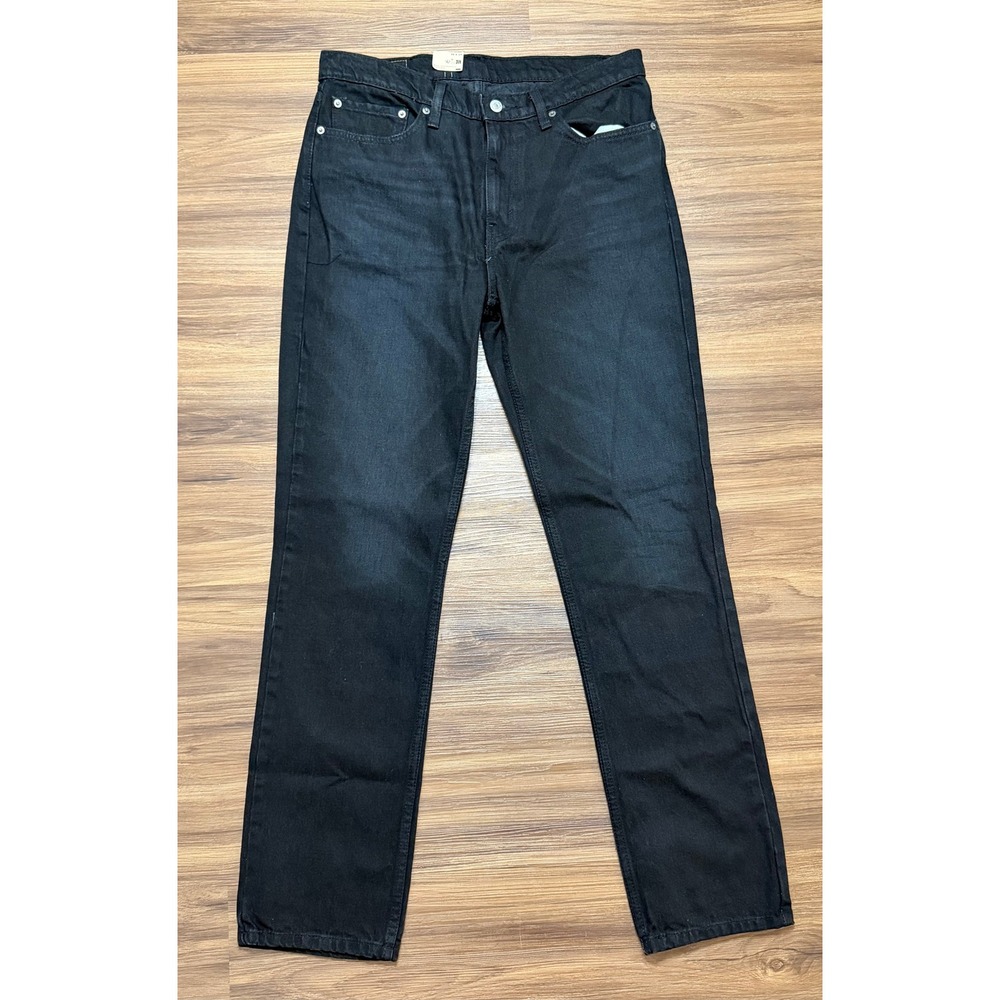 Levis 511 Flex Mens Black Slim Straight Leg Stretch Denim Jeans Sz 36x34